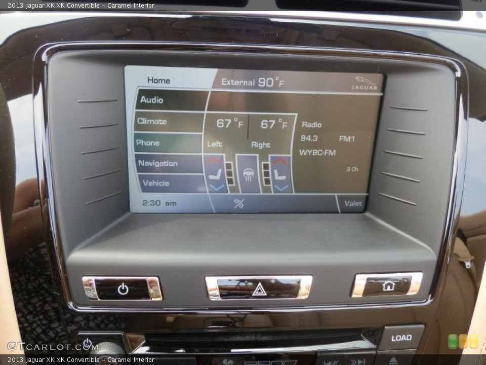 Caramel Interior Controls for the 2013 Jaguar XK XK Convertible #68823155