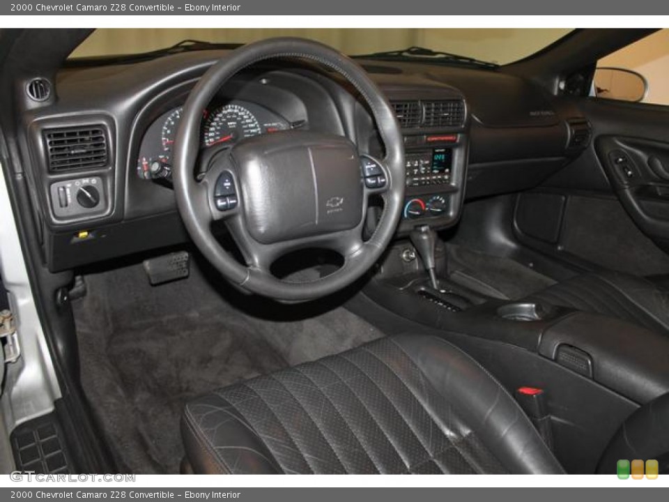 Ebony 2000 Chevrolet Camaro Interiors
