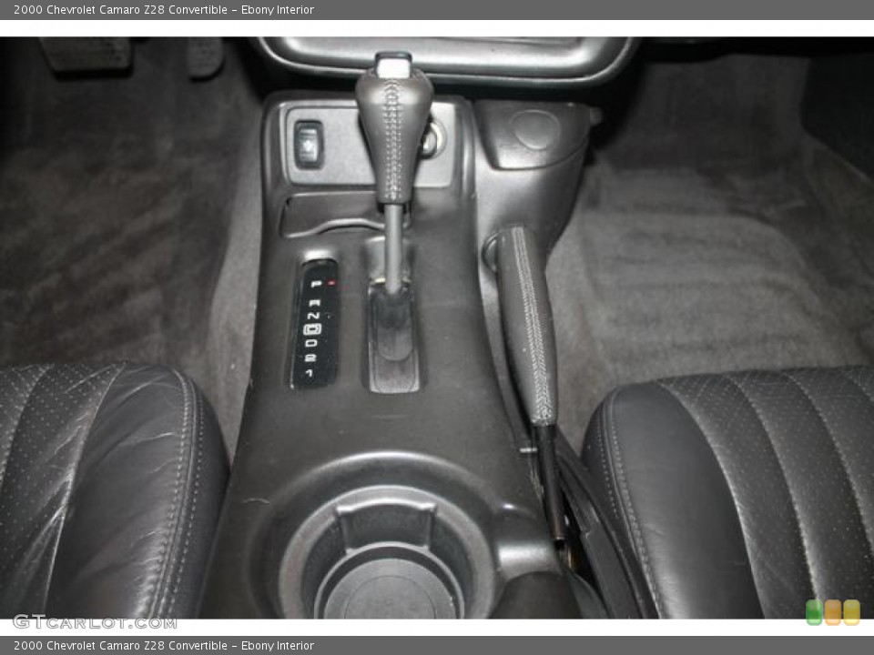 Ebony Interior Transmission for the 2000 Chevrolet Camaro Z28 Convertible #68824739