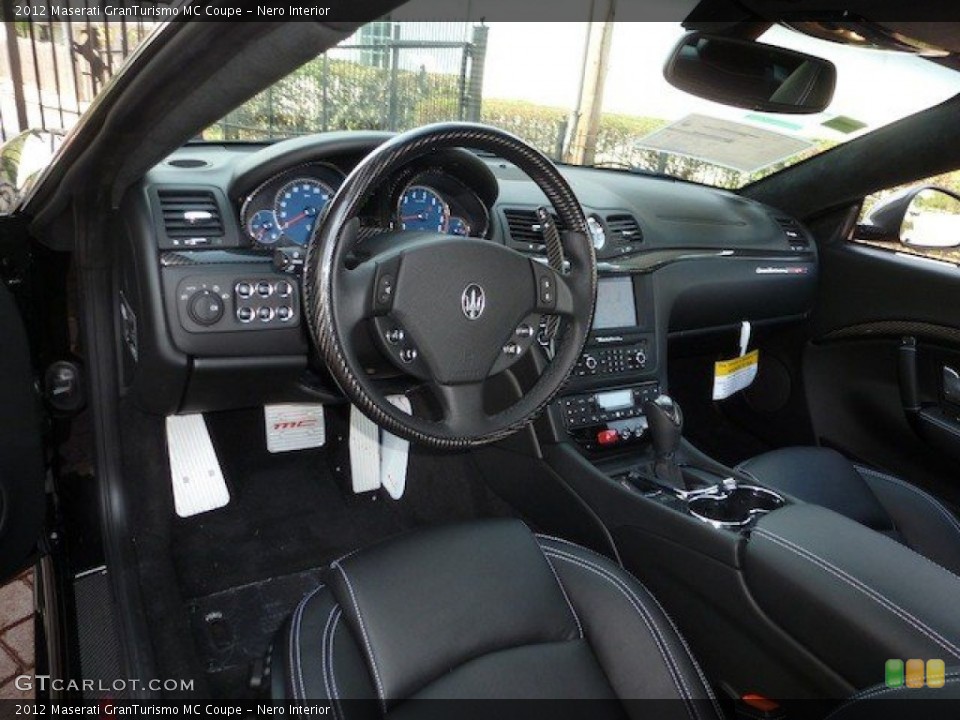 Nero Interior Photo for the 2012 Maserati GranTurismo MC Coupe #68825237