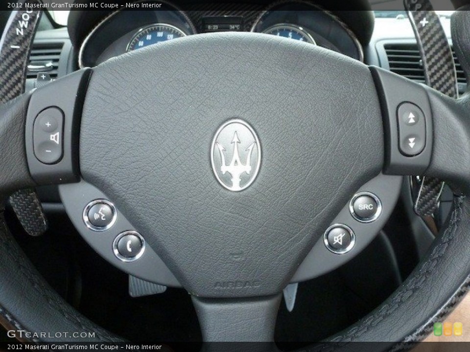 Nero Interior Steering Wheel for the 2012 Maserati GranTurismo MC Coupe #68825265