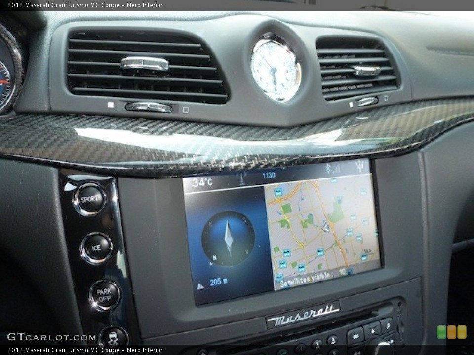 Nero Interior Navigation for the 2012 Maserati GranTurismo MC Coupe #68825285