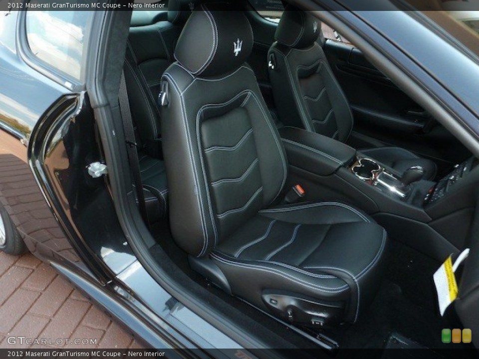 Nero Interior Front Seat for the 2012 Maserati GranTurismo MC Coupe #68825342