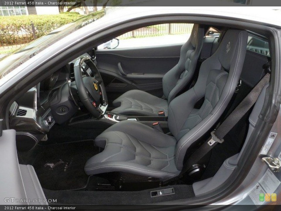 Charcoal Interior Front Seat for the 2012 Ferrari 458 Italia #68825651