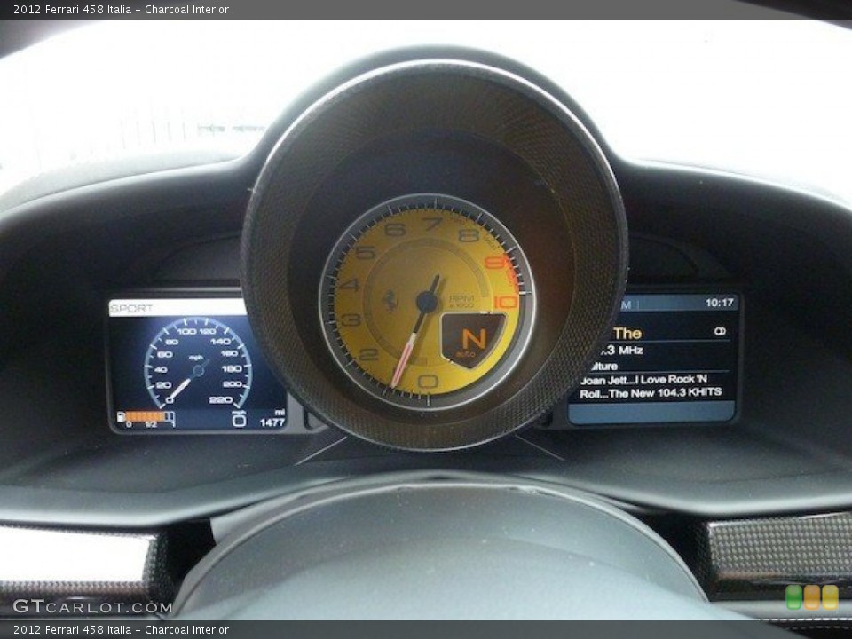 Charcoal Interior Gauges for the 2012 Ferrari 458 Italia #68825678