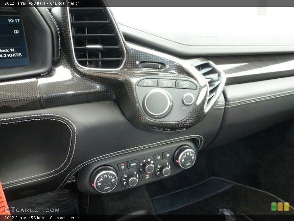 Charcoal Interior Controls for the 2012 Ferrari 458 Italia #68825690