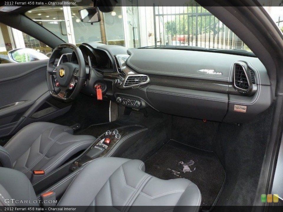 Charcoal Interior Dashboard for the 2012 Ferrari 458 Italia #68825714