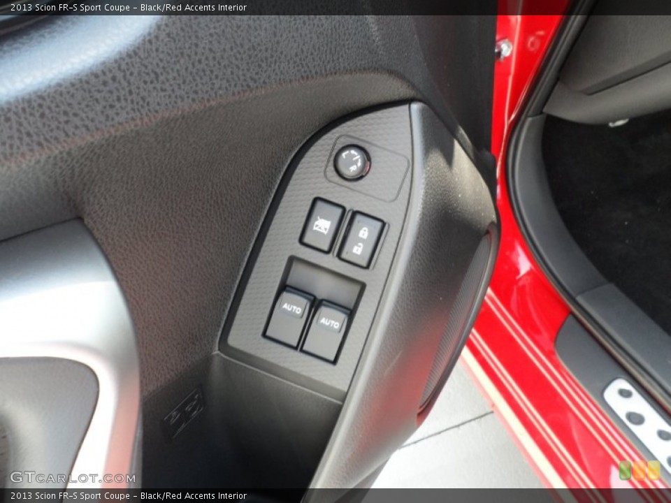 Black/Red Accents Interior Controls for the 2013 Scion FR-S Sport Coupe #68825894
