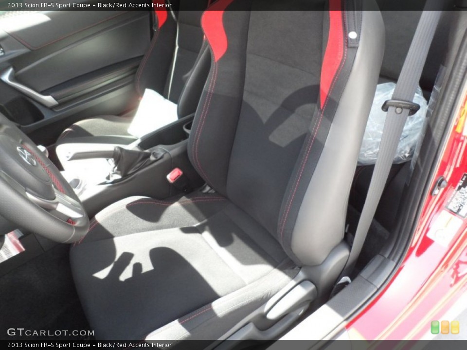 Black/Red Accents Interior Photo for the 2013 Scion FR-S Sport Coupe #68825897