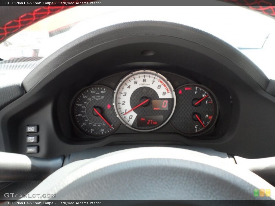 Black/Red Accents Interior Gauges for the 2013 Scion FR-S Sport Coupe #68825921