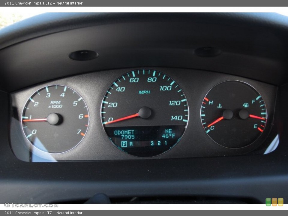 Neutral Interior Gauges for the 2011 Chevrolet Impala LTZ #68826554