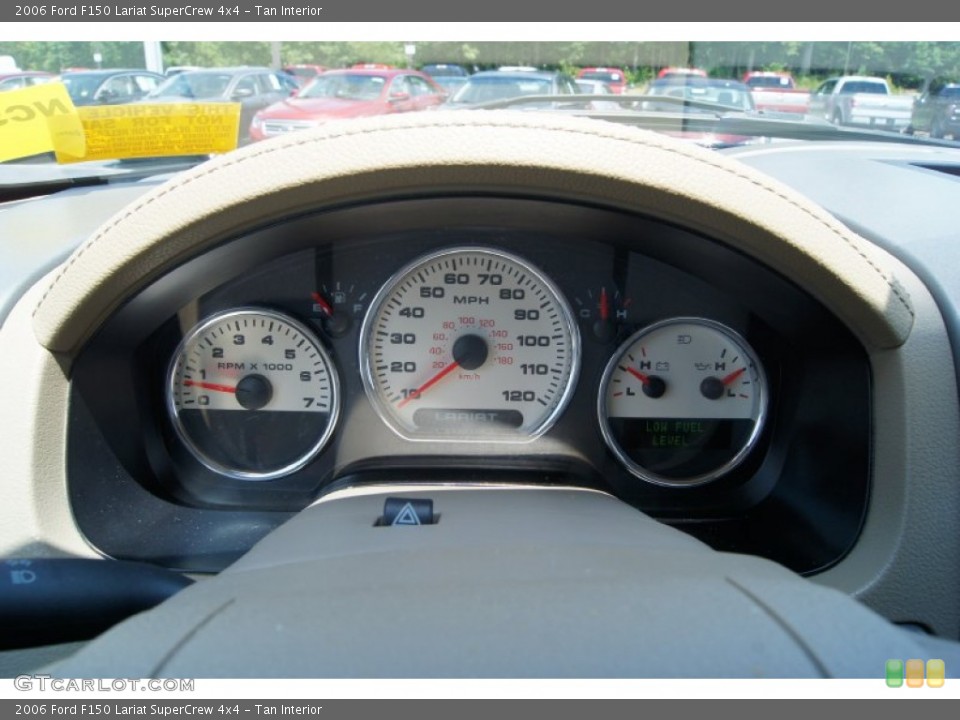 Tan Interior Gauges for the 2006 Ford F150 Lariat SuperCrew 4x4 #68827748