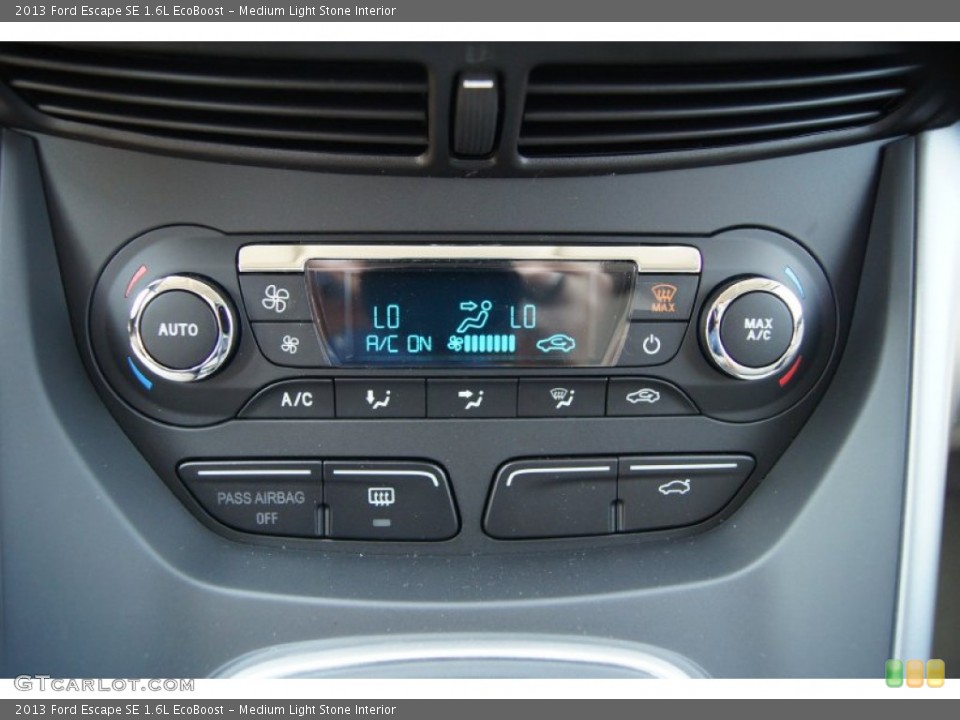 Medium Light Stone Interior Controls for the 2013 Ford Escape SE 1.6L EcoBoost #68828522