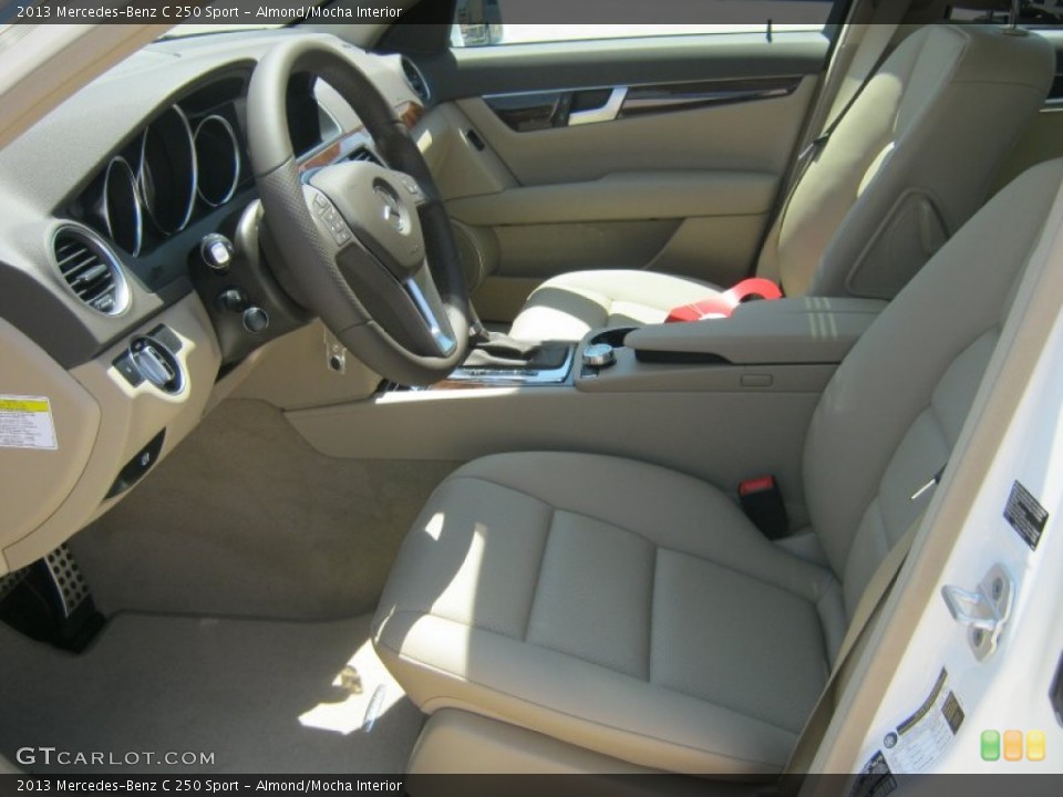 Almond/Mocha Interior Photo for the 2013 Mercedes-Benz C 250 Sport #68830347
