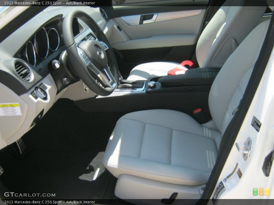 Ash/Black Interior Photo for the 2013 Mercedes-Benz C 250 Sport #68830437