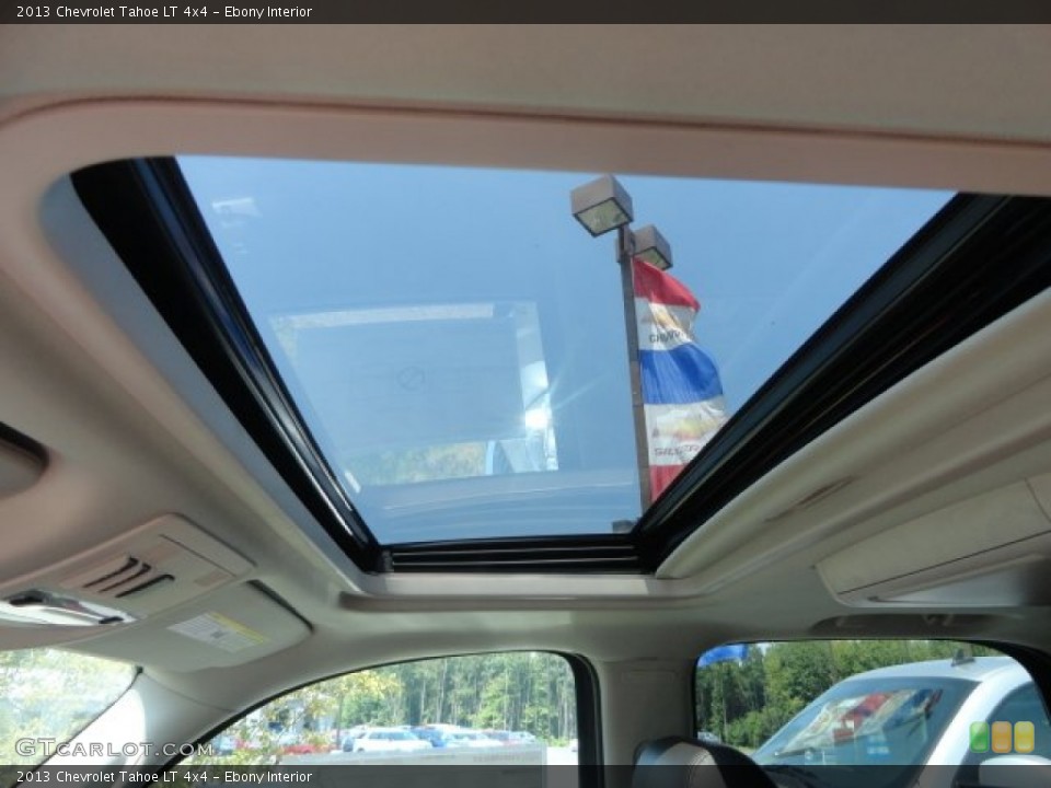 Ebony Interior Sunroof for the 2013 Chevrolet Tahoe LT 4x4 #68830946