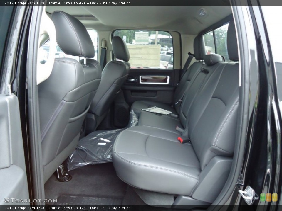 Dark Slate Gray Interior Photo for the 2012 Dodge Ram 1500 Laramie Crew Cab 4x4 #68831430