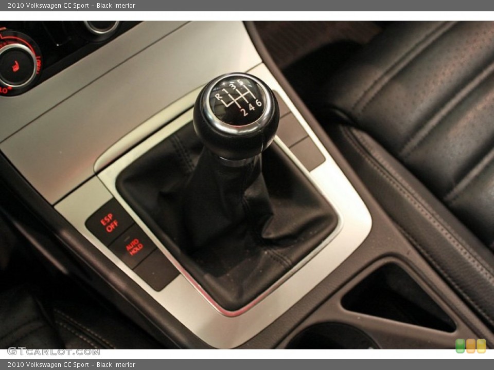 Black Interior Transmission for the 2010 Volkswagen CC Sport #68832003