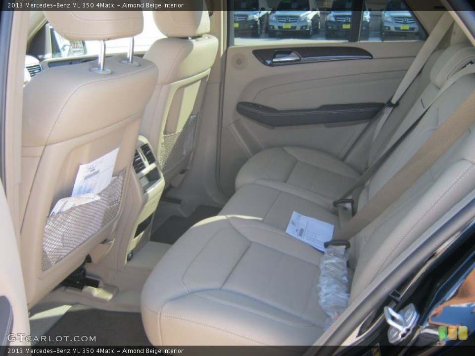Almond Beige Interior Rear Seat for the 2013 Mercedes-Benz ML 350 4Matic #68832921