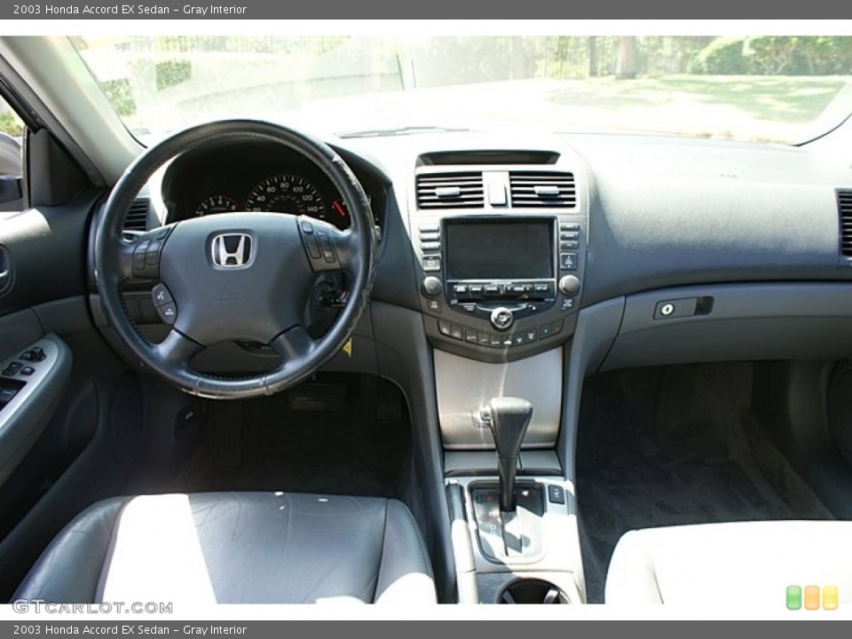 Gray Interior Dashboard for the 2003 Honda Accord EX Sedan #68833224