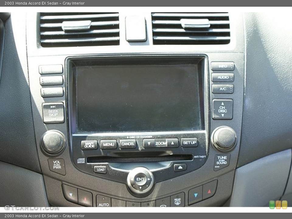 Gray Interior Controls for the 2003 Honda Accord EX Sedan #68833323