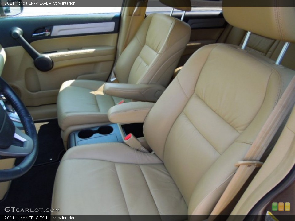 Ivory Interior Front Seat for the 2011 Honda CR-V EX-L #68833623