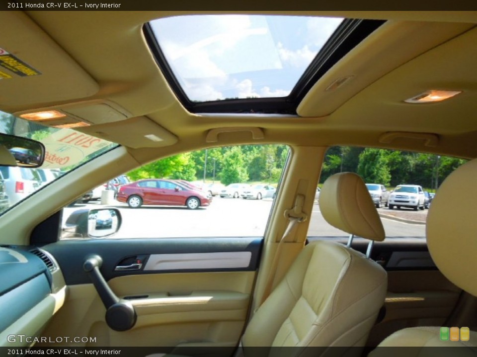 Ivory Interior Sunroof for the 2011 Honda CR-V EX-L #68833632