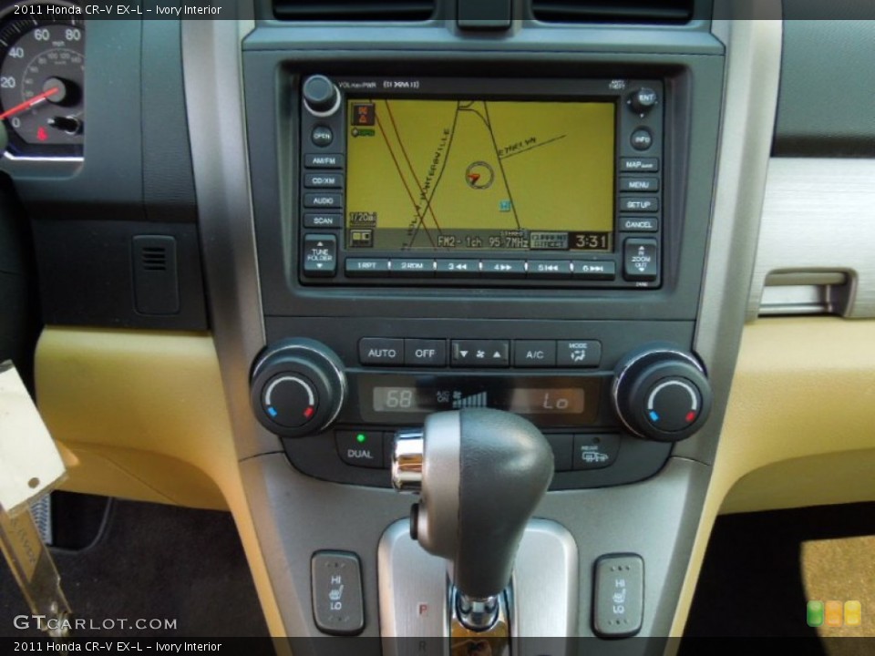 Ivory Interior Navigation for the 2011 Honda CR-V EX-L #68833653