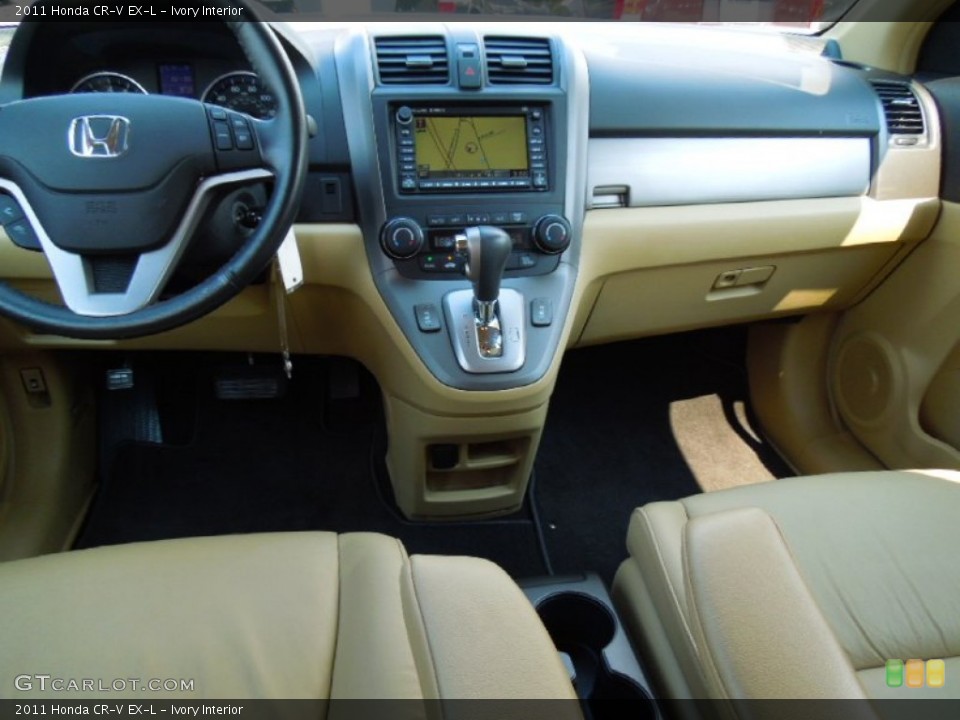 Ivory Interior Dashboard for the 2011 Honda CR-V EX-L #68833701