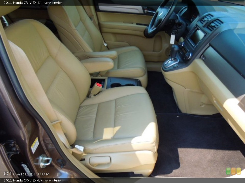 Ivory Interior Front Seat for the 2011 Honda CR-V EX-L #68833725