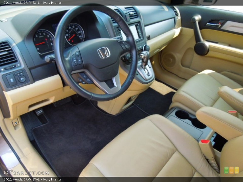 Ivory Interior Prime Interior for the 2011 Honda CR-V EX-L #68833767