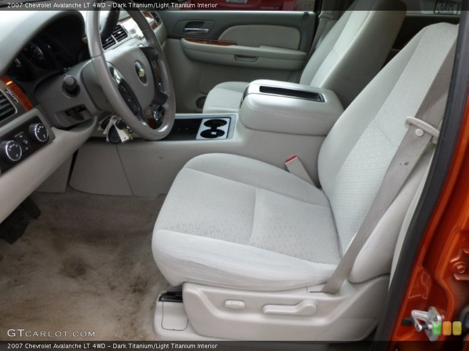 Dark Titanium/Light Titanium Interior Front Seat for the 2007 Chevrolet Avalanche LT 4WD #68834556