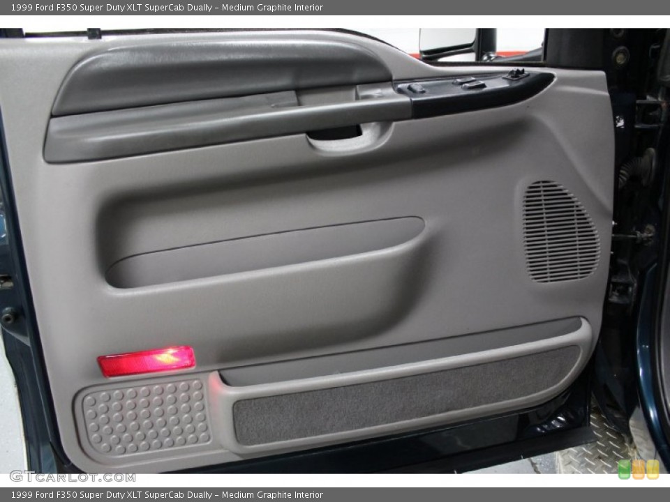 Medium Graphite Interior Door Panel for the 1999 Ford F350 Super Duty XLT SuperCab Dually #68835600