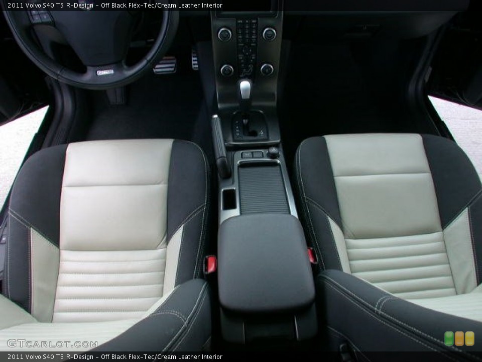 Off Black Flex-Tec/Cream Leather Interior Photo for the 2011 Volvo S40 T5 R-Design #68836770
