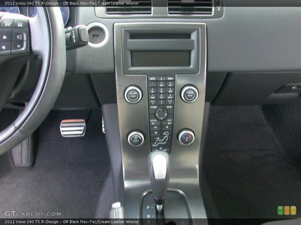 Off Black Flex-Tec/Cream Leather Interior Controls for the 2011 Volvo S40 T5 R-Design #68836872