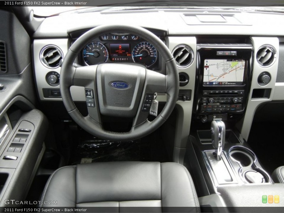 Black Interior Dashboard for the 2011 Ford F150 FX2 SuperCrew #68837757