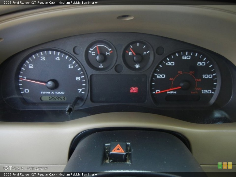 Medium Pebble Tan Interior Gauges for the 2005 Ford Ranger XLT Regular Cab #68838204