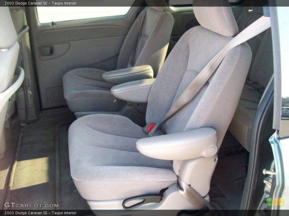 Taupe Interior Rear Seat for the 2003 Dodge Caravan SE #68838579