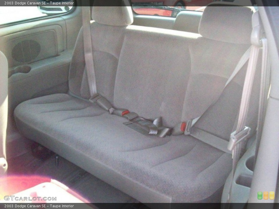 Taupe Interior Rear Seat for the 2003 Dodge Caravan SE #68838588