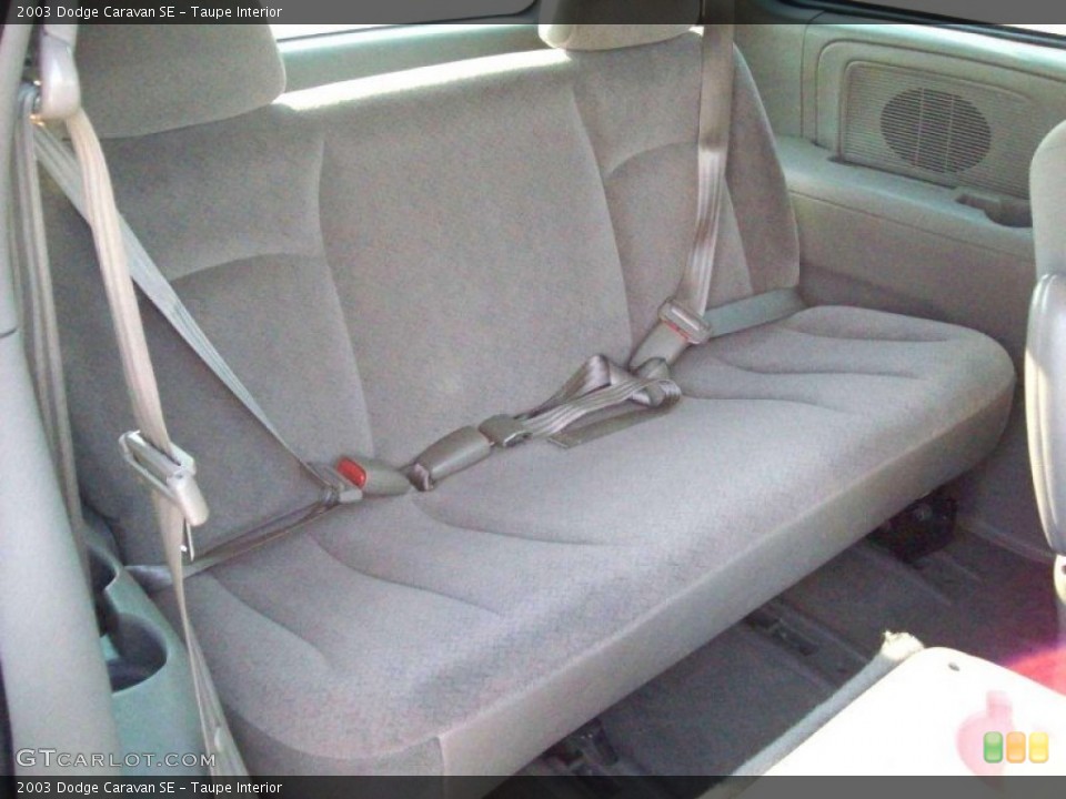 Taupe Interior Rear Seat for the 2003 Dodge Caravan SE #68838606