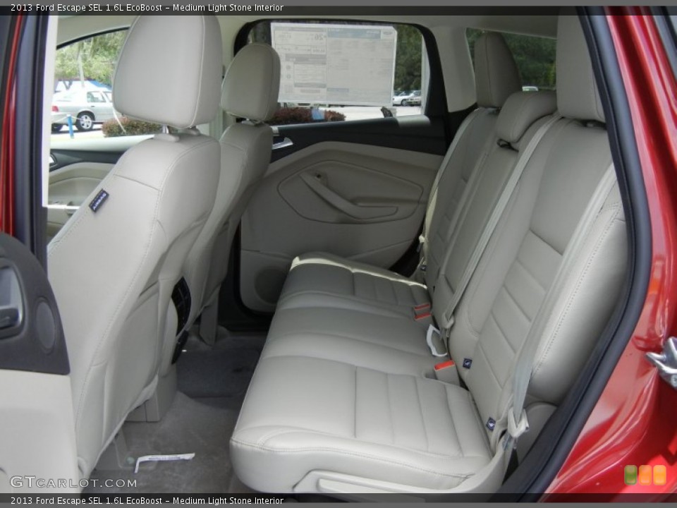 Medium Light Stone Interior Photo for the 2013 Ford Escape SEL 1.6L EcoBoost #68838786