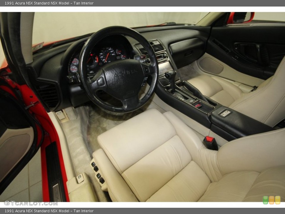 Tan Interior Prime Interior for the 1991 Acura NSX  #68839215