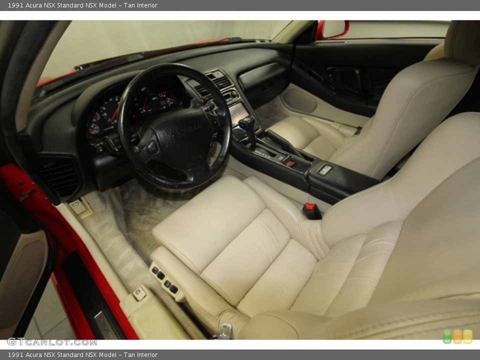 Tan Interior Prime Interior for the 1991 Acura NSX  #68839296