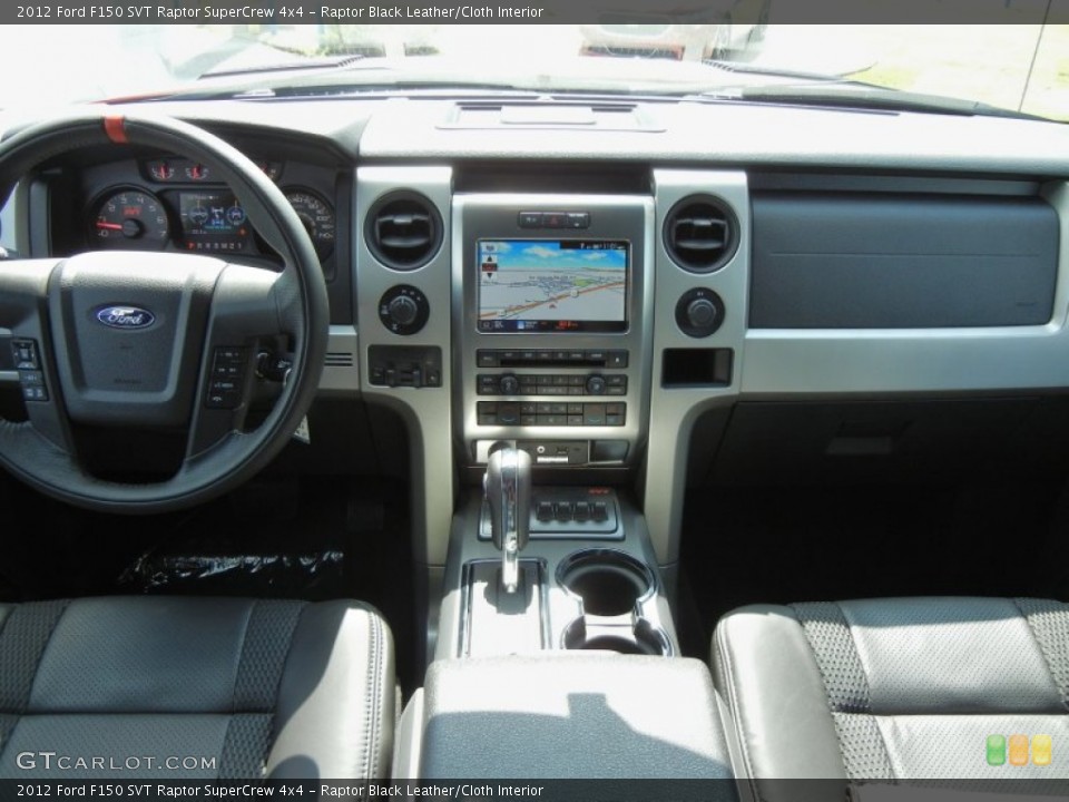 Raptor Black Leather/Cloth Interior Dashboard for the 2012 Ford F150 SVT Raptor SuperCrew 4x4 #68839490