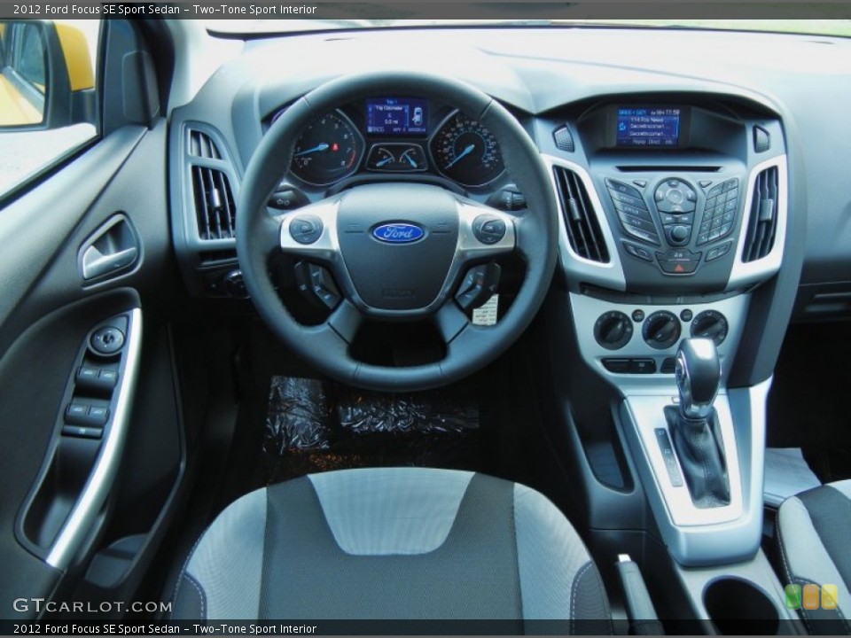 Two-Tone Sport Interior Dashboard for the 2012 Ford Focus SE Sport Sedan #68839614