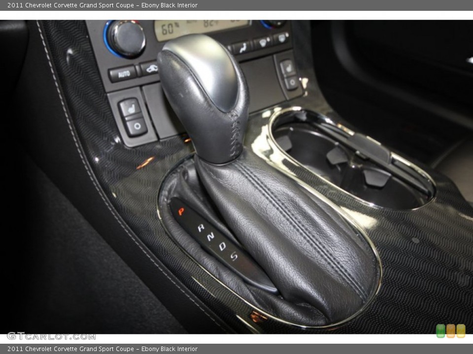 Ebony Black Interior Transmission for the 2011 Chevrolet Corvette Grand Sport Coupe #68839701