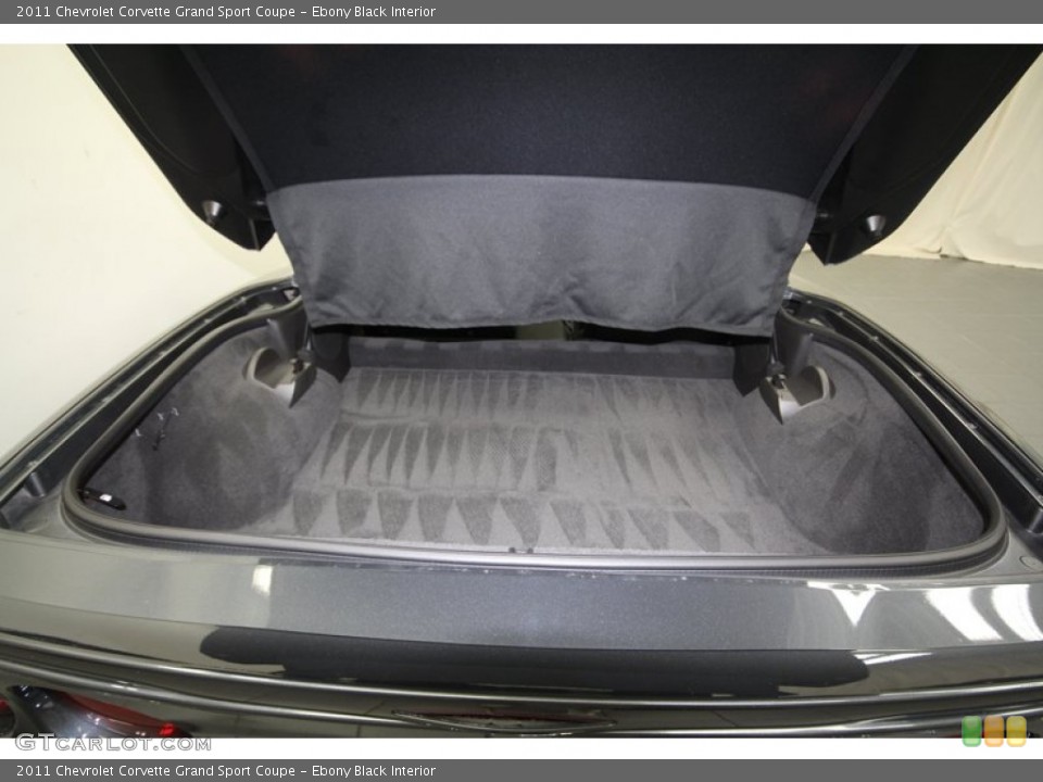 Ebony Black Interior Trunk for the 2011 Chevrolet Corvette Grand Sport Coupe #68839751
