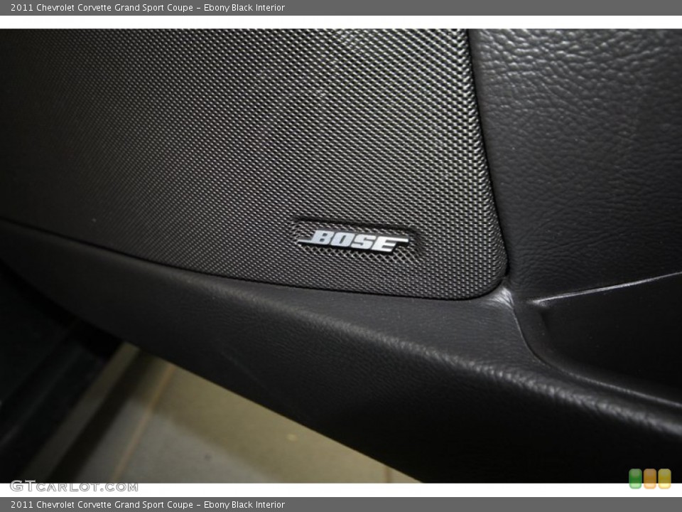 Ebony Black Interior Audio System for the 2011 Chevrolet Corvette Grand Sport Coupe #68839776