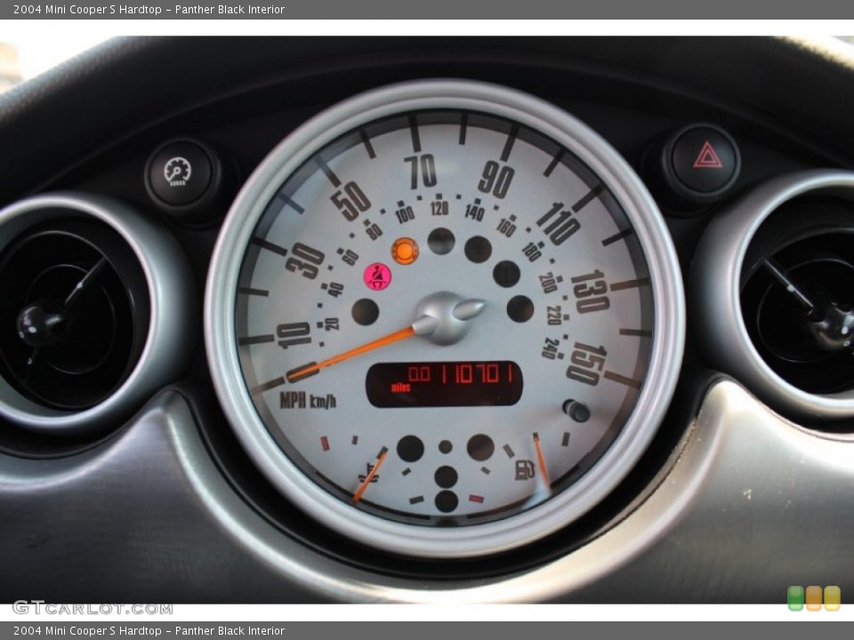 Panther Black Interior Gauges for the 2004 Mini Cooper S Hardtop #68840139