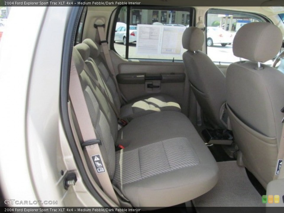 Medium Pebble/Dark Pebble Interior Rear Seat for the 2004 Ford Explorer Sport Trac XLT 4x4 #68841443